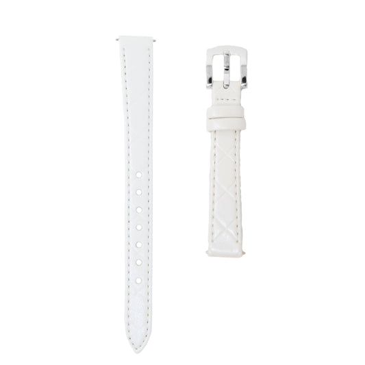 BELT 31MM WHITE×SILVER <キルティングベルト>