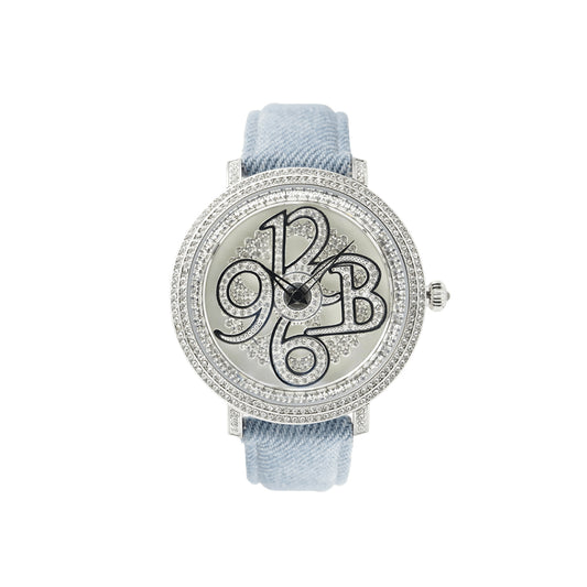 NUMBER 46MM LIGHT BLUE <デニムベルト>