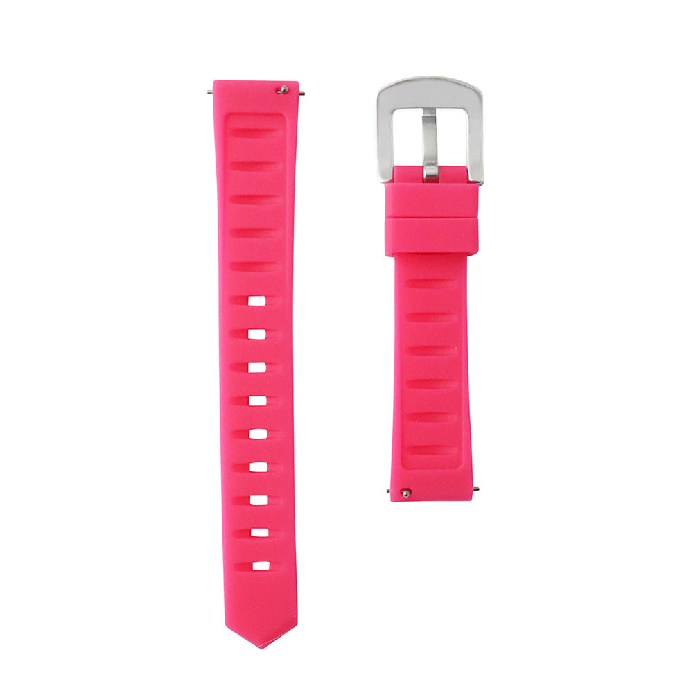 BELT 40MM FRESHPINK×SILVER <シリコンベルト>