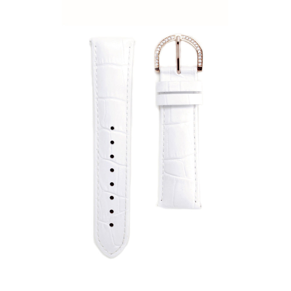 BELT 46MM WHITE x GOLD <革ベルト>
