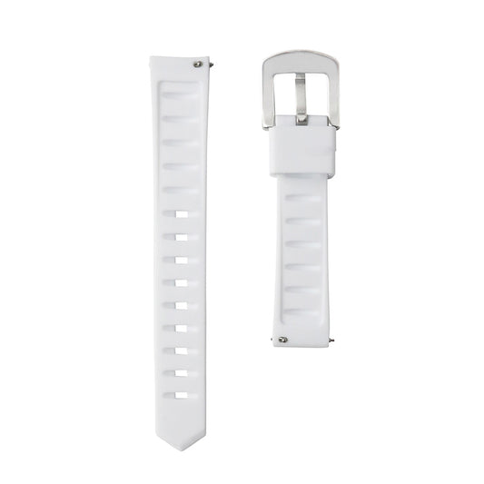 BELT 40MM WHITE×SILVER<シリコンベルト>