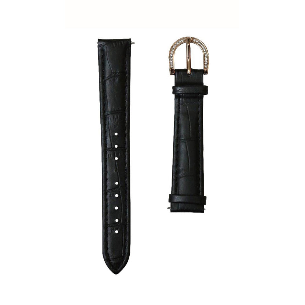 BELT 40MM BLACK x GOLD <革ベルト>
