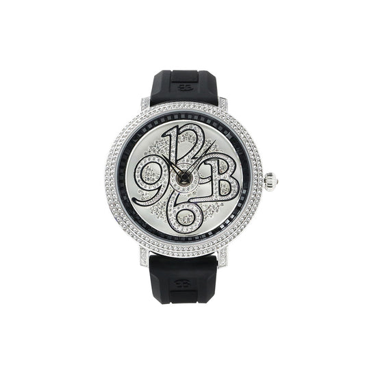 NUMBER 46MM BLACK×SILVER <シリコンベルト>