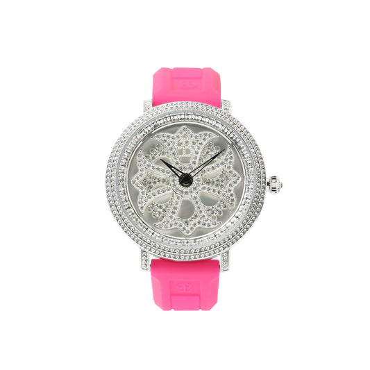 LILY 46MM FRESH PINK×SILVER <シリコンベルト>