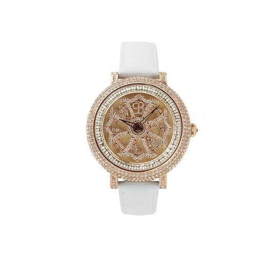 LILY 40MM WHITE x GOLD <革ベルト>