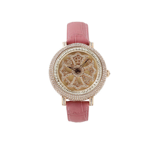 LILY 40MM PINK x GOLD <革ベルト>