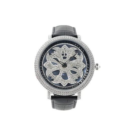 LILY 46MM BLACK x SILVER <革ベルト>230123