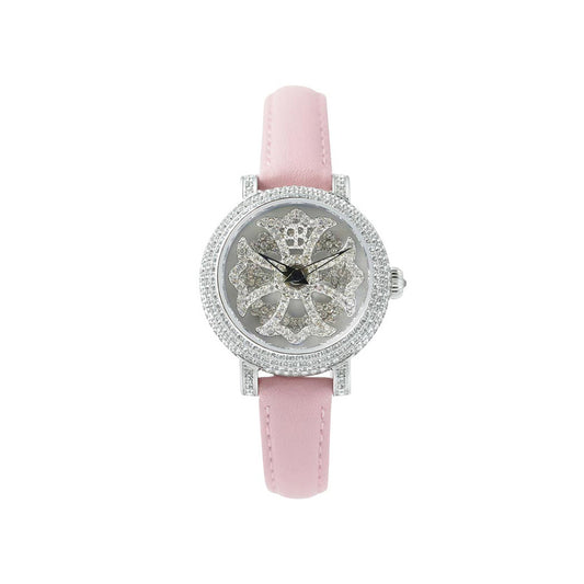 LILY 31MM PINK x SILVER<革ベルト>