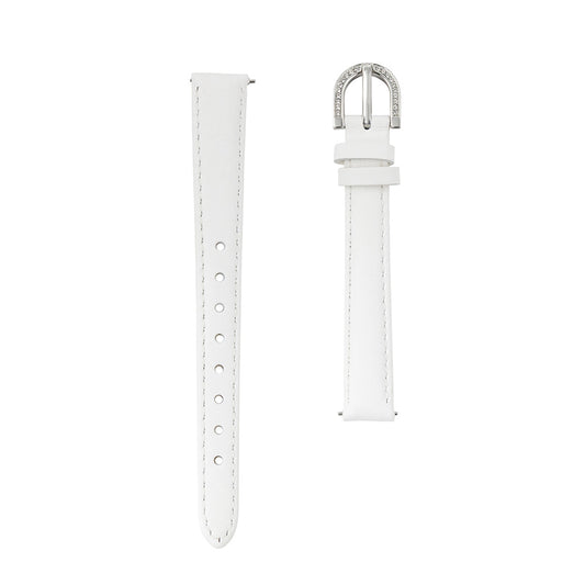 BELT 31MM WHITE×SILVER <革ベルト>