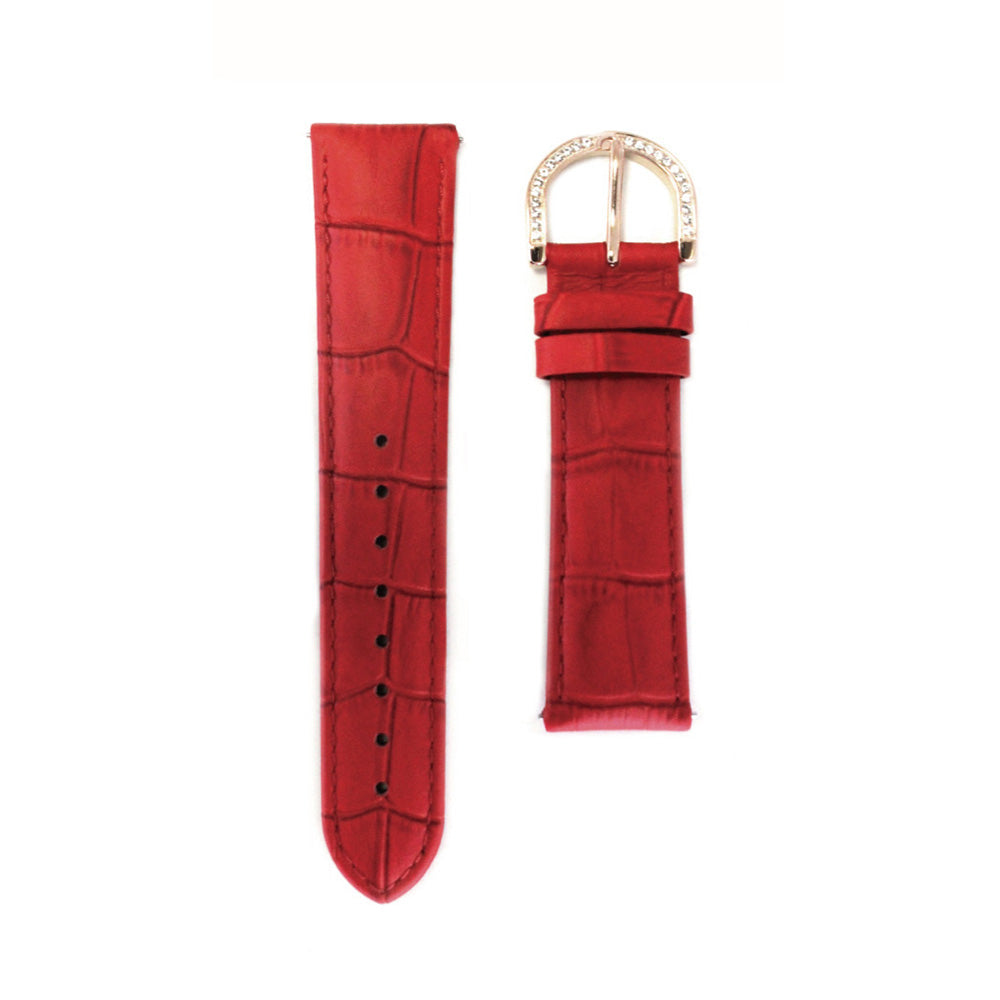 BELT 46MM RED x GOLD <革ベルト>