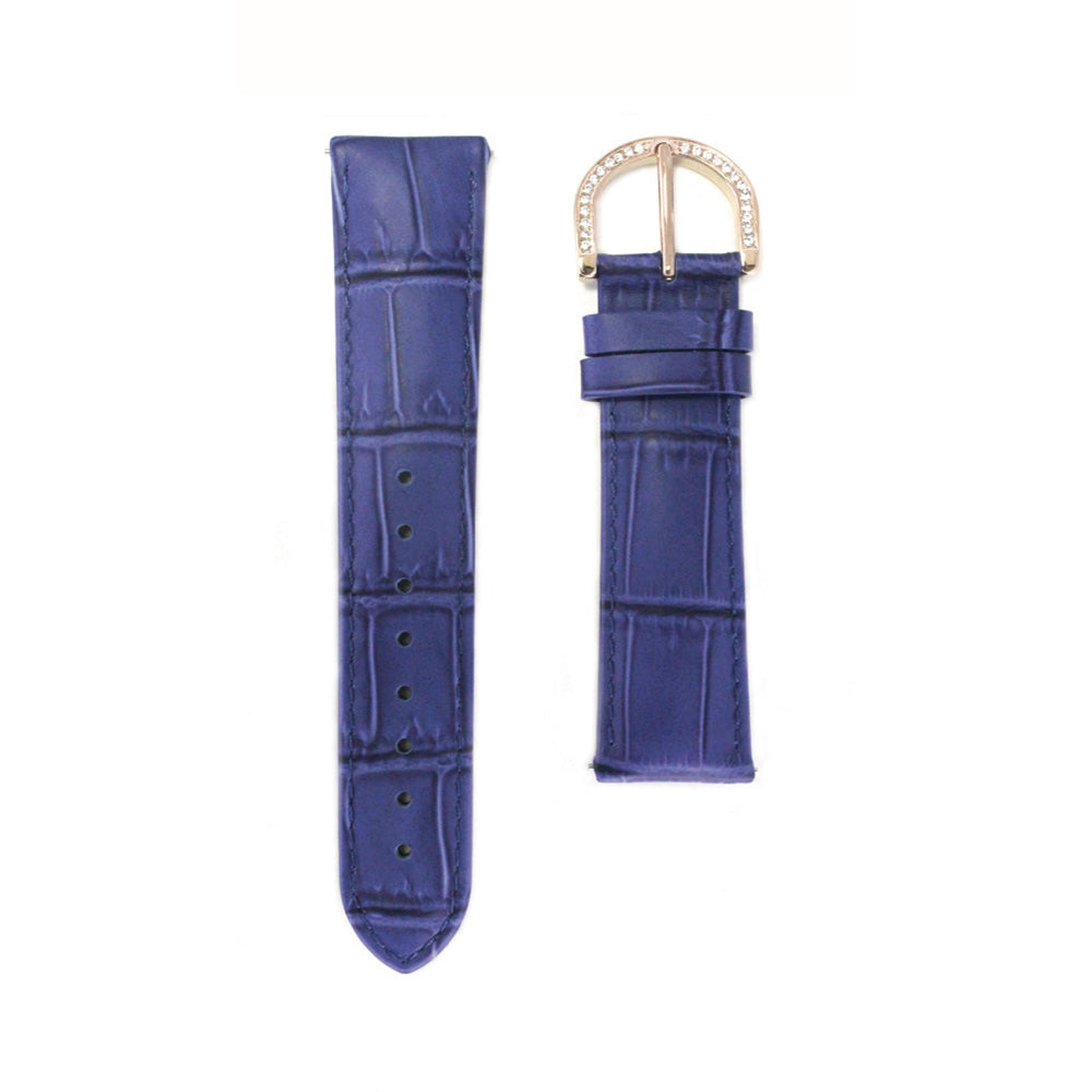 BELT 46MM BLUE x GOLD <革ベルト>