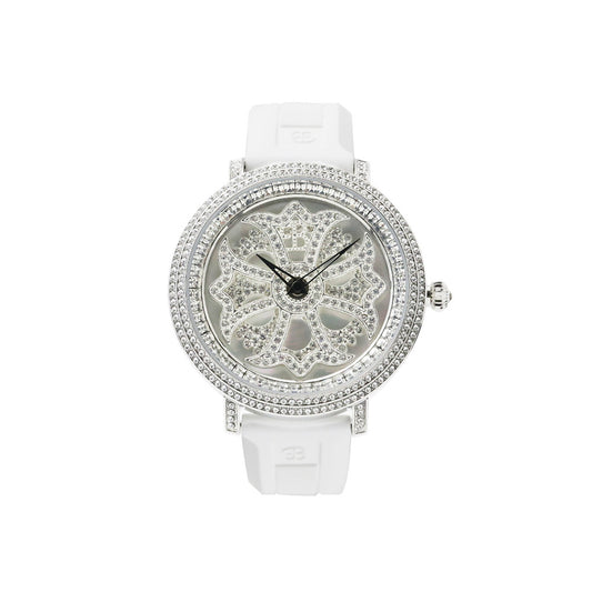 LILY 46MM WHITE×SILVER <シリコンベルト>