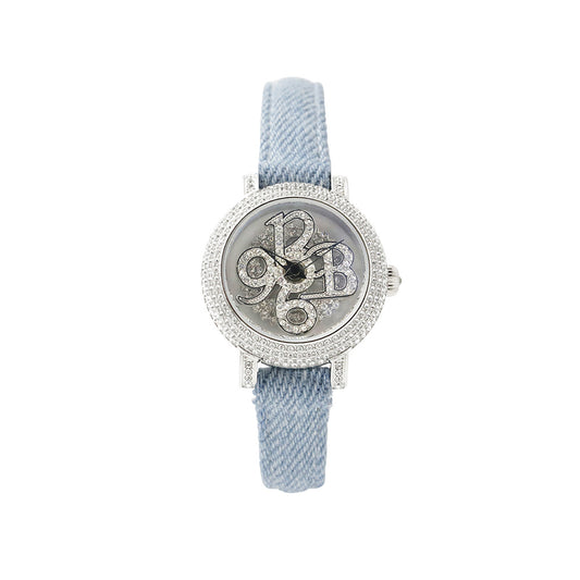 NUMBER 31MM LIGHT BLUE <デニムベルト>