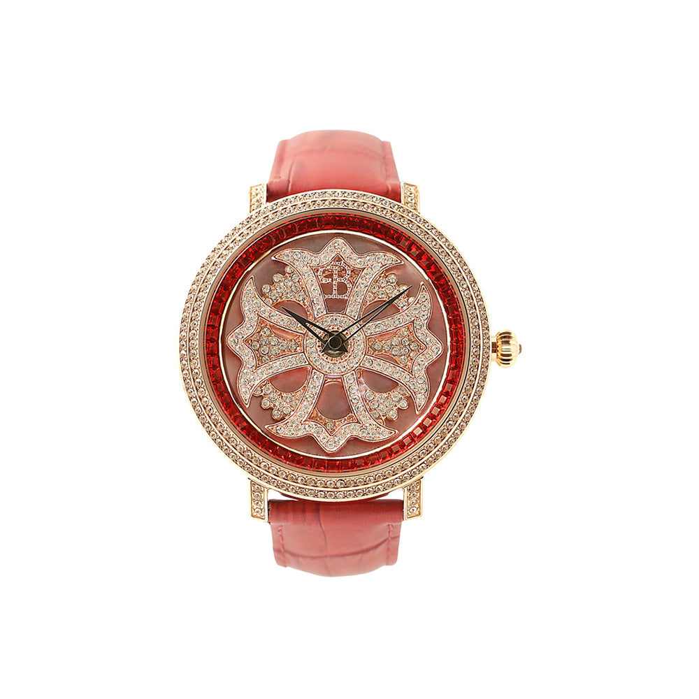 LILY 46MM RED x GOLD <革ベルト>