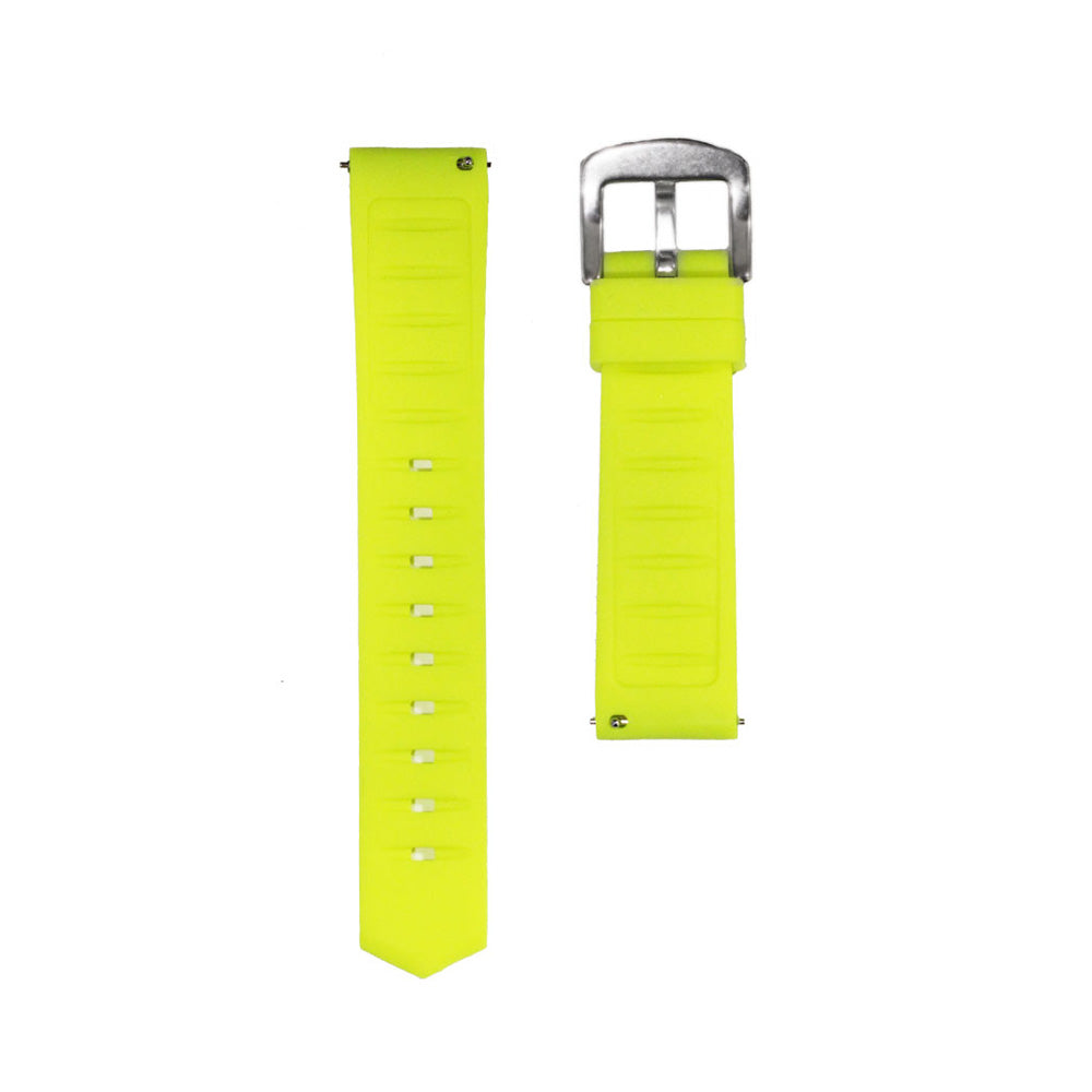 BELT 46MM FRESHYELLOW×SILVER <シリコンベルト>