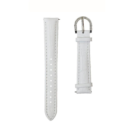 BELT 40MM WHITE x SILVER <革ベルト>