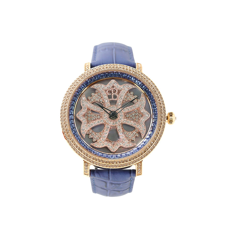 LILY 46MM BLUE x GOLD <革ベルト>230123
