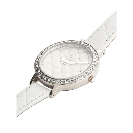 QUILT WHITE×SILVER <キルティングベルト>220531004