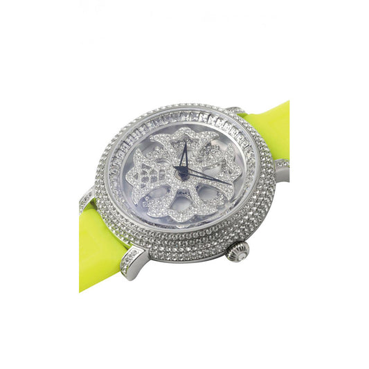 LILY 40MM FRESH YELLOW×SILVER <シリコンベルト>