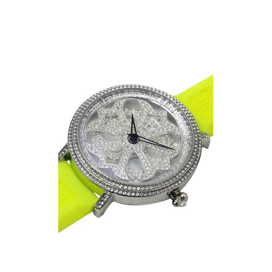 LILY 46MM FRESH YELLOW×SILVER <シリコンベルト> 220628