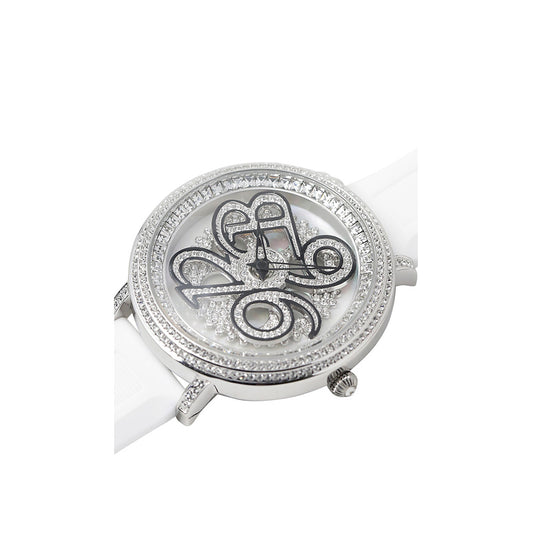 NUMBER 46MM WHITE×SILVER <シリコンベルト>