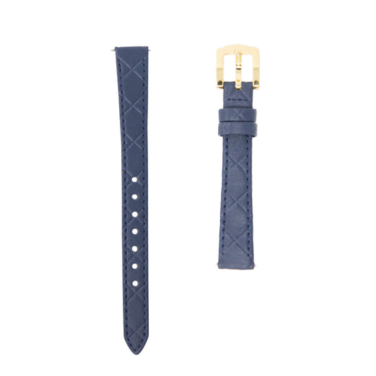 BELT 31MM NAVY×GOLD <キルティングベルト>