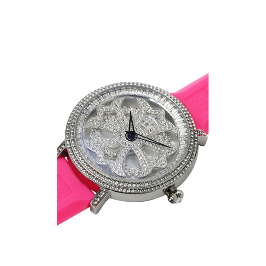 LILY 46MM FRESH PINK×SILVER <シリコンベルト>