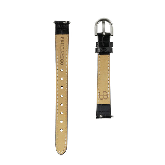 BELT 31MM BLACK×SILVER <革ベルト>