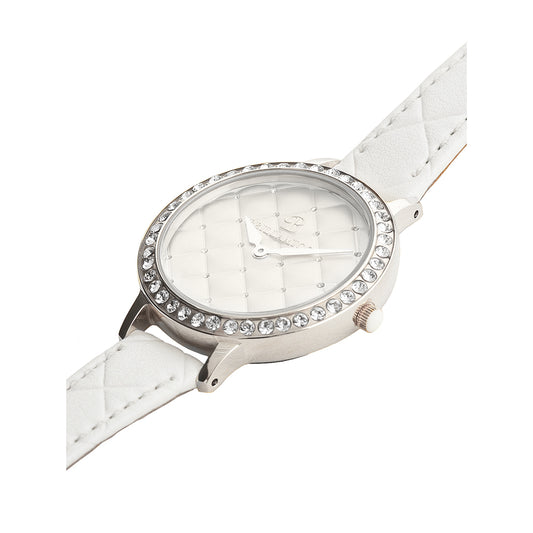 QUILT WHITE×SILVER <キルティングベルト>