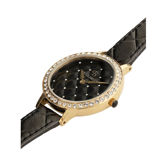 QUILT BLACK×GOLD <キルティングベルト>230124