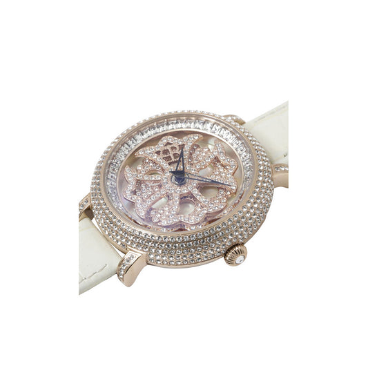 LILY 40MM IVORY×GOLD <革ベルト>