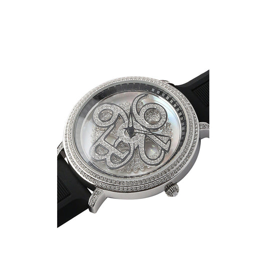 NUMBER 46MM BLACK×SILVER <シリコンベルト>