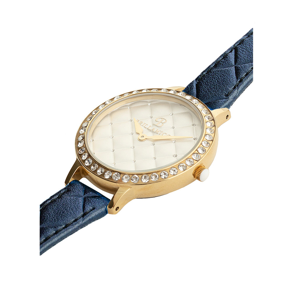 QUILT NAVY×GOLD <キルティングベルト>