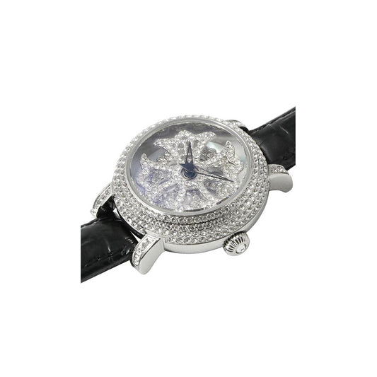 LILY 31MM BLACK x SILVER<革ベルト>