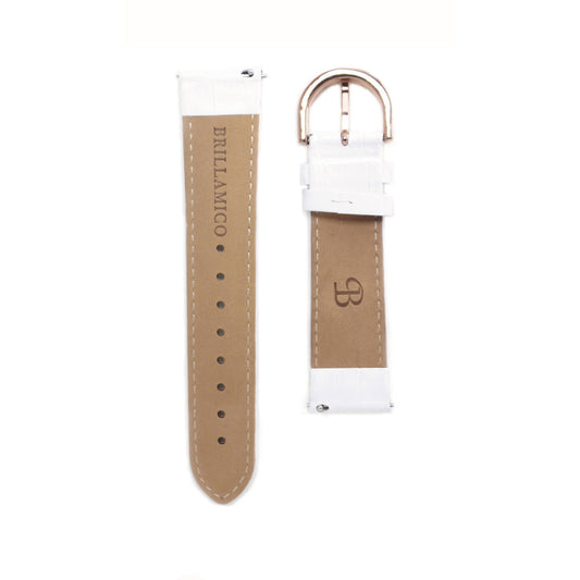 BELT 46MM WHITE x GOLD <革ベルト>