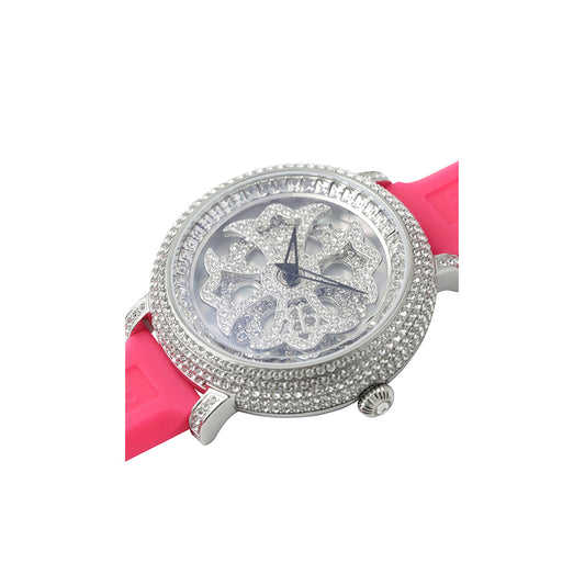 LILY 40MM FRESHPINK×SILVER <シリコンベルト>