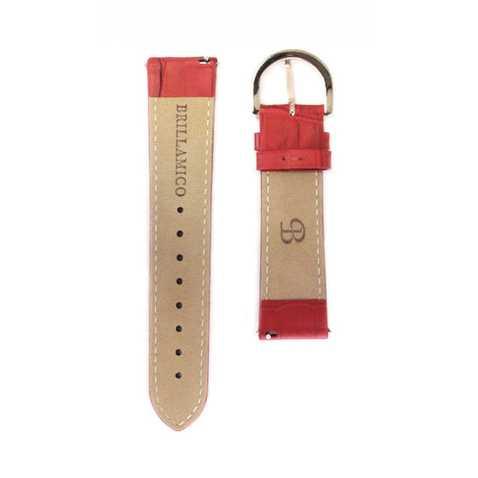 BELT 46MM RED x GOLD <革ベルト>