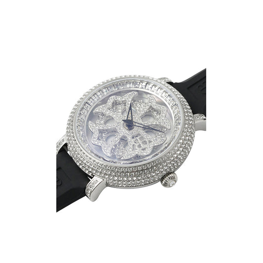 LILY 40MM BLACK×SILVER <シリコンベルト>