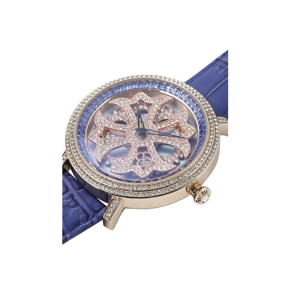 LILY 46MM BLUE x GOLD <革ベルト>230123