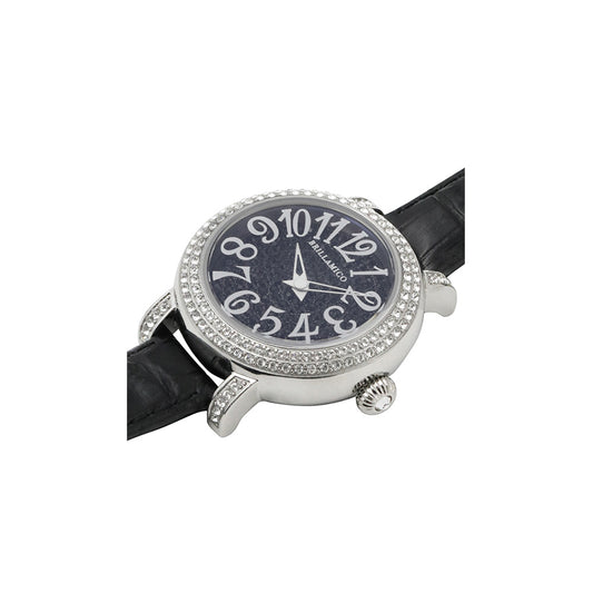 LATE 31MM BLACK×SILVER <革ベルト>