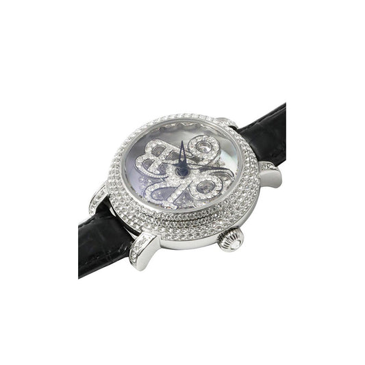 NUMBER 31MM BLACK x SILVER<革ベルト>