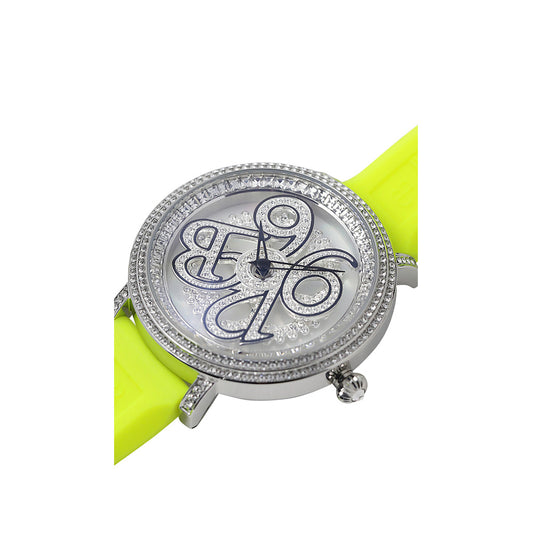 NUMBER 46MM FRESH YELLOW×SILVER <シリコンベルト>