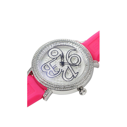 NUMBER 46MM FRESH PINK×SILVER <シリコンベルト>200531002