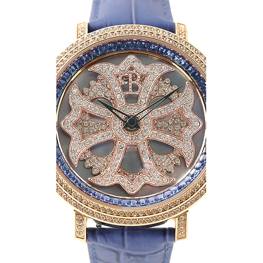 LILY 46MM BLUE x GOLD <革ベルト>230123
