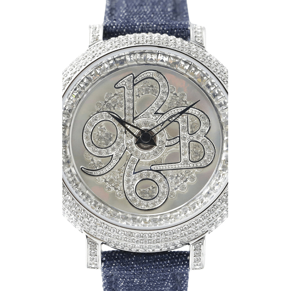 NUMBER 40MM INDIGO BLUE<デニムベルト>