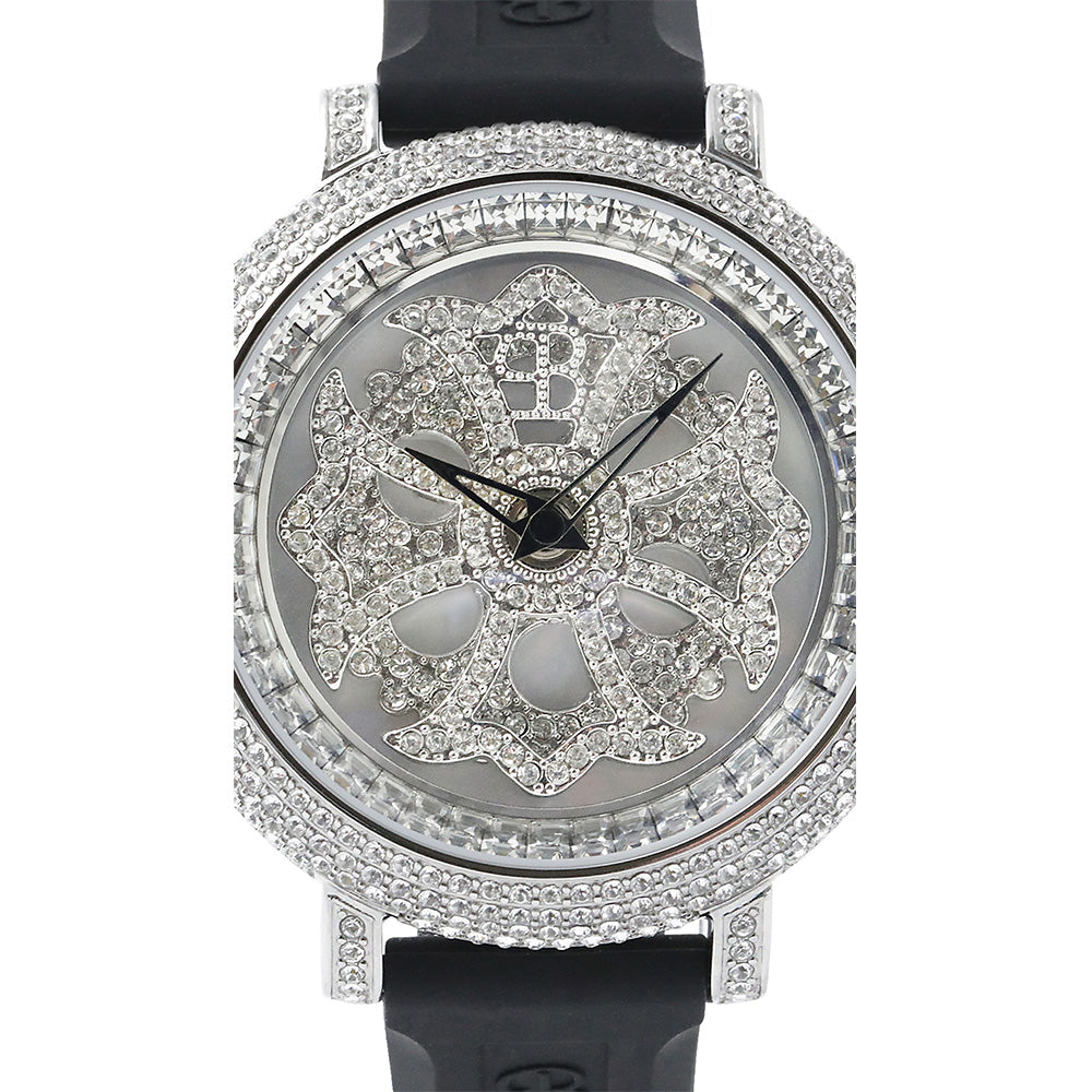 LILY 40MM BLACK×SILVER <シリコンベルト>