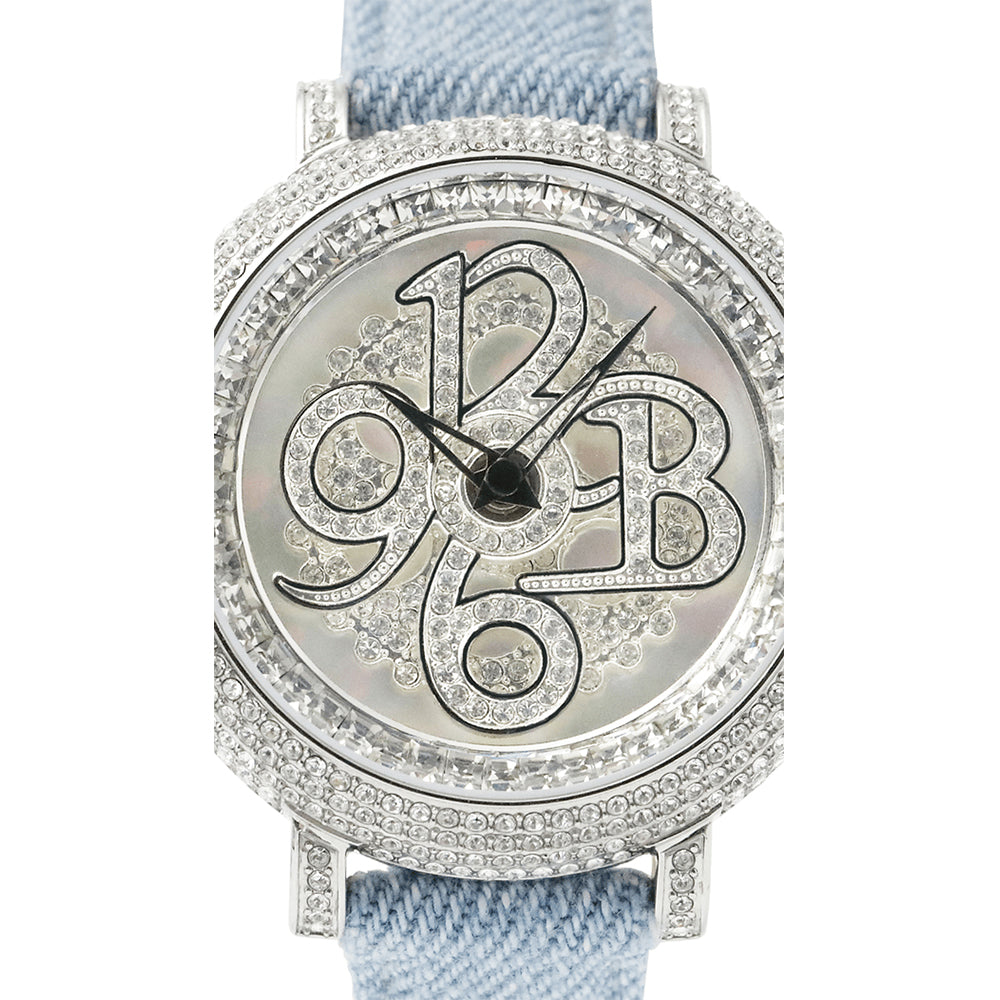 NUMBER 40MM LIGHT BLUE <デニムベルト>