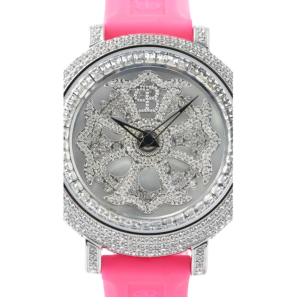 LILY 40MM FRESHPINK×SILVER <シリコンベルト>