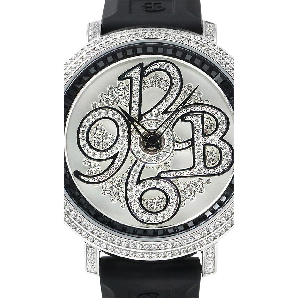 NUMBER 46MM BLACK×SILVER <シリコンベルト>