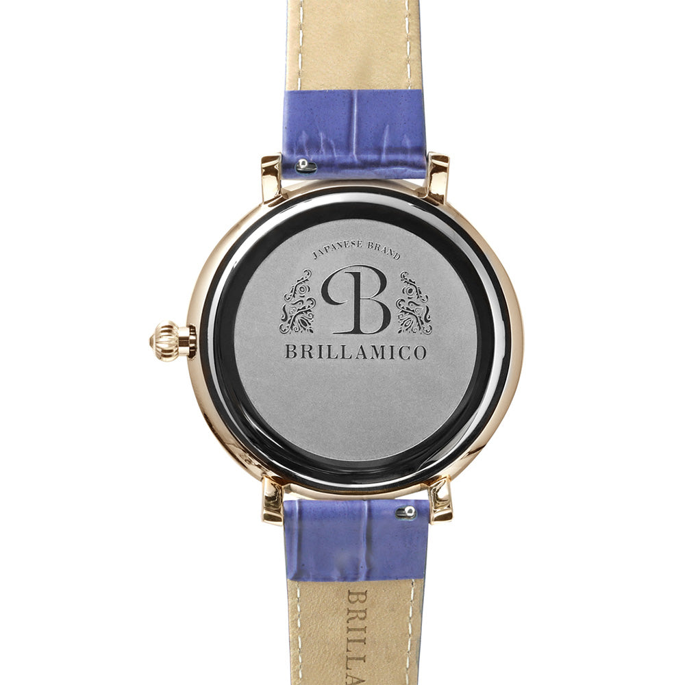 LILY 46MM BLUE x GOLD <革ベルト>230123
